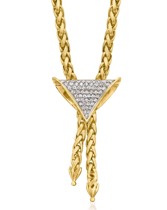 Bolo Tie Necklace Gold| shoestring necktie| Bola tie