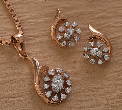 Diamond Pendant Designs| Diamond Pendant set