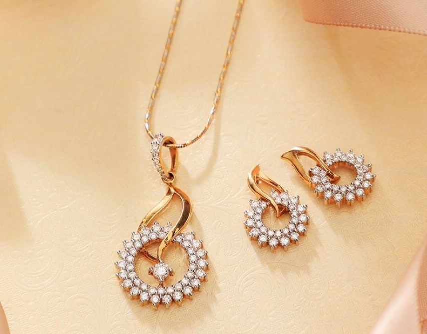 Diamond Pendant Designs| Diamond Pendant set