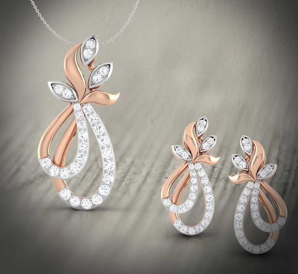 Diamond Pendant Designs| Diamond Pendant set