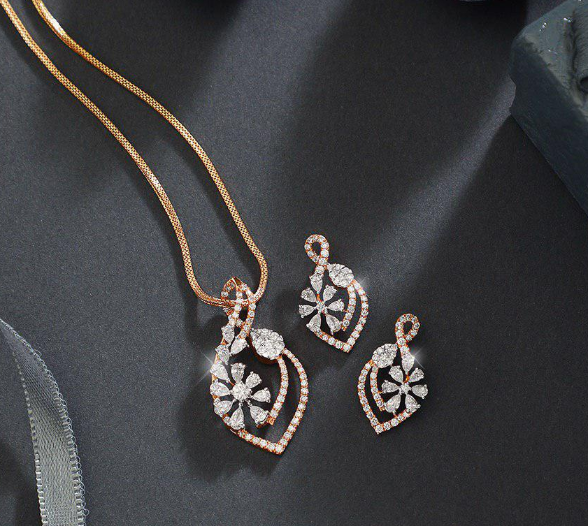 Diamond Pendant Designs| Diamond Pendant set