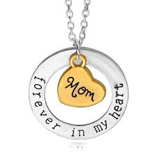 Mom Pendant Gold