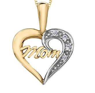 Mom Pendant Gold
