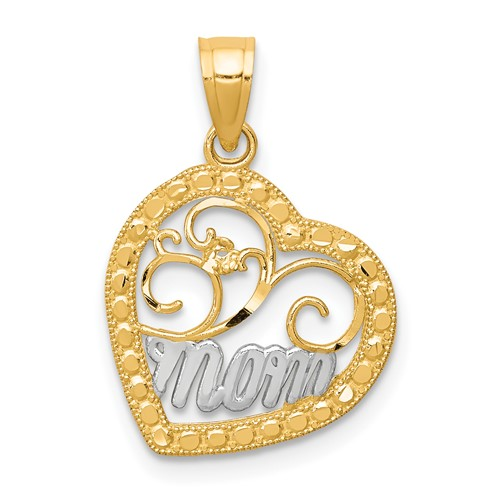 Mom Pendant Gold