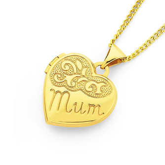 Mom Pendant Gold