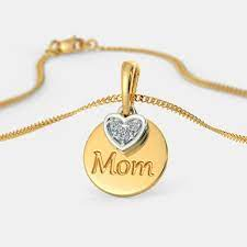 Mom Pendant Gold