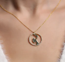 Mom Pendant Gold