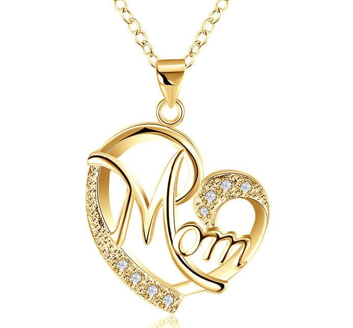 Mom Pendant Gold