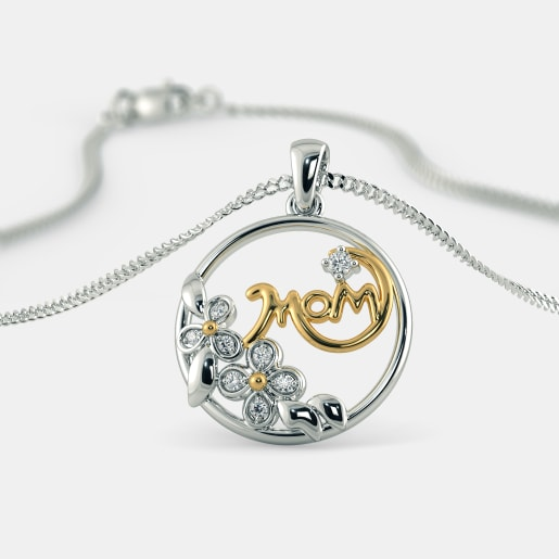 Mom Pendant Gold