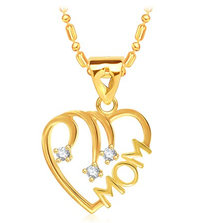 Mom Pendant Gold