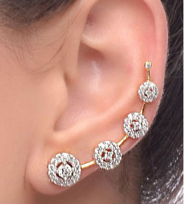Cuff Earrings Gold/Ear Cuff Earrings