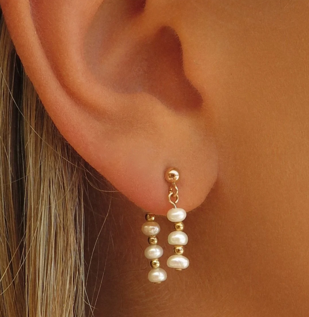 Latest Ear Jacket Earring Designs Gold