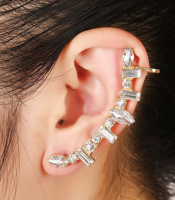 Cuff Earrings Gold/Ear Cuff Earrings