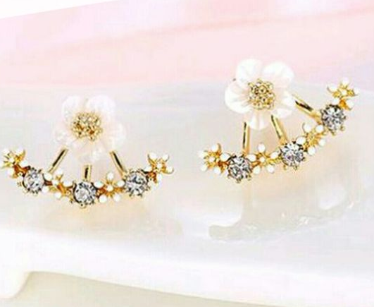 Latest Ear Jacket Earring Designs Gold