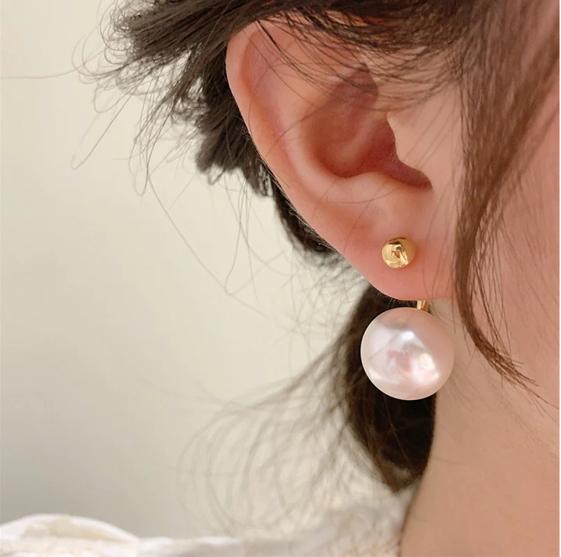 Latest Ear Jacket Earring Designs Gold