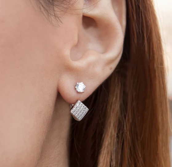 Latest Ear Jacket Earring Designs Gold