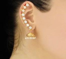 Cuff Earrings Gold/Ear Cuff Earrings