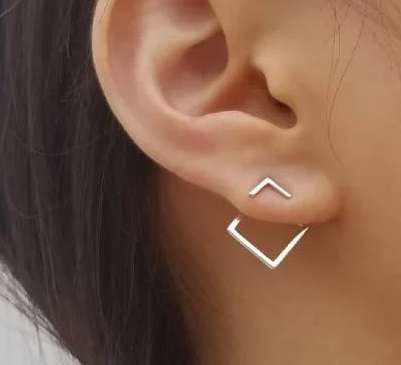 Latest Ear Jacket Earring Designs Gold