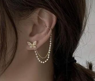 Cuff Earrings Gold/Ear Cuff Earrings