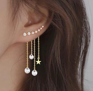 Cuff Earrings Gold/Ear Cuff Earrings