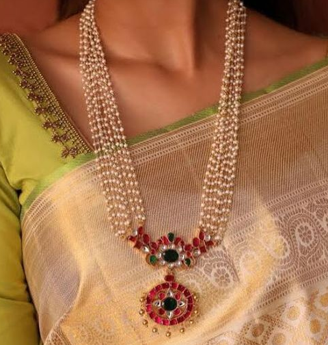 Different Types Of Pearl Necklace Designs | Pearl Haara