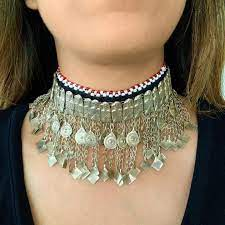 Antique Silver Oxidized Necklace | Tribal Necklace Designs | Afghani Tribal Jewellery