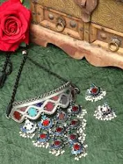 Antique Silver Oxidized Necklace | Tribal Necklace Designs | Afghani Tribal Jewellery