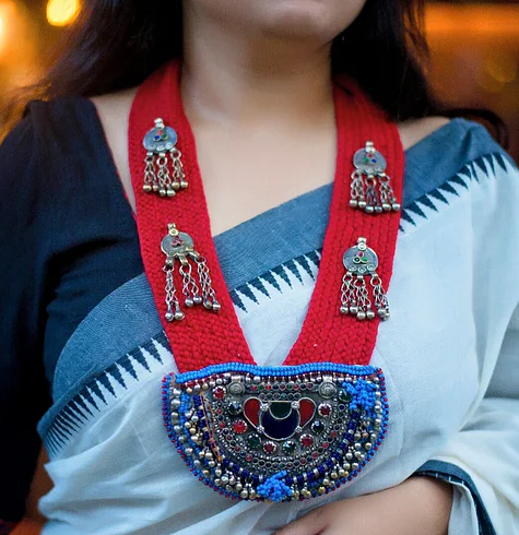 Antique Silver Oxidized Necklace | Tribal Necklace Designs | Afghani Tribal Jewellery