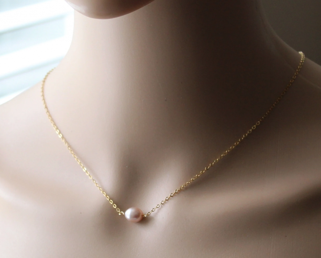 Floating Pearl Necklace Made in Hawaii - Etsy | Floating pearl necklace,  Necklace, Pearl necklace