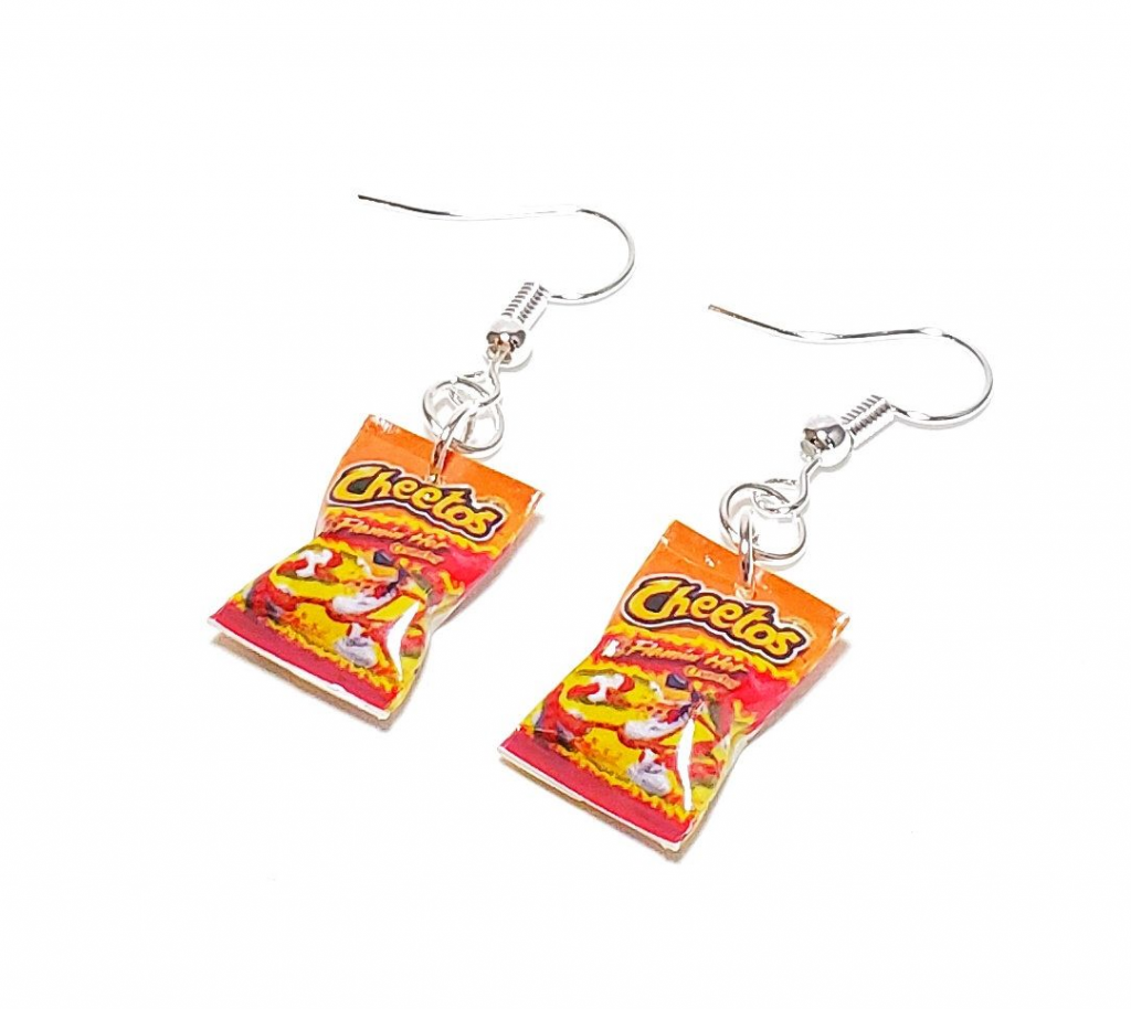 Kids Earrings Gold |Food Earrings