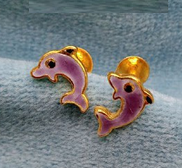 Kids Earrings Gold