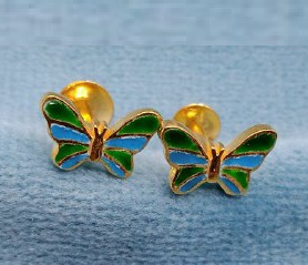 Kids Earrings Gold