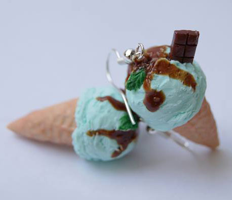 Kids Earrings Gold |Food Earrings