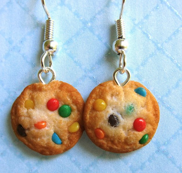 Kids Earrings Gold |Food Earrings