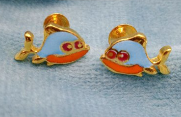 Kids Earrings Gold