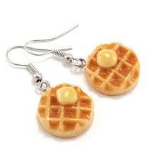 Kids Earrings Gold |Food Earrings