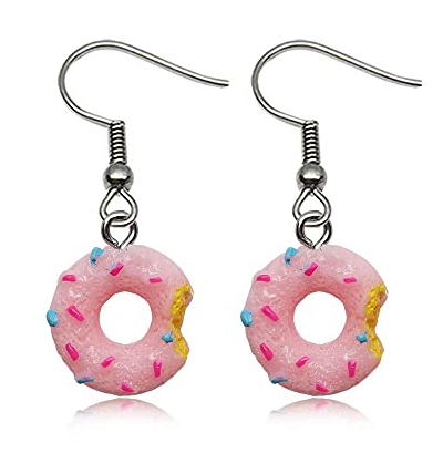 Kids Earrings Gold |Food Earrings