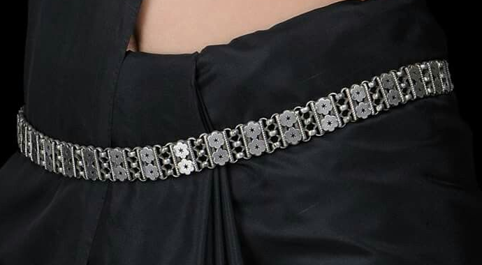 Silver waist belt for ladies