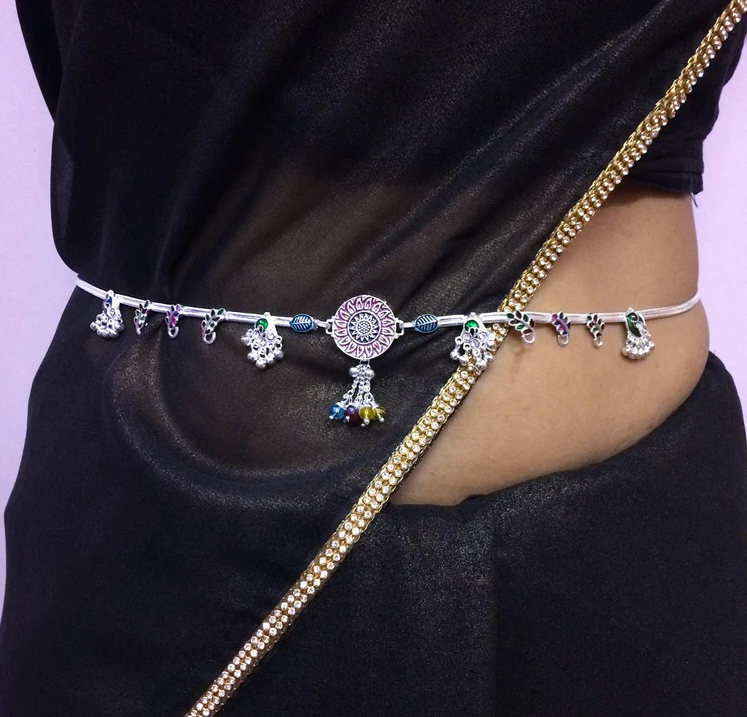 Silver waist belt for ladies