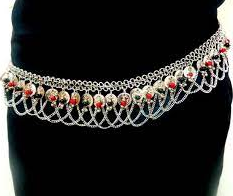 Silver waist belt for ladies