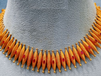 Gold Necklace In 20 Grams Dhanalakshmi Jewellers