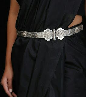 Silver waist belt for ladies