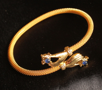 1 gram gold bracelet for ladies