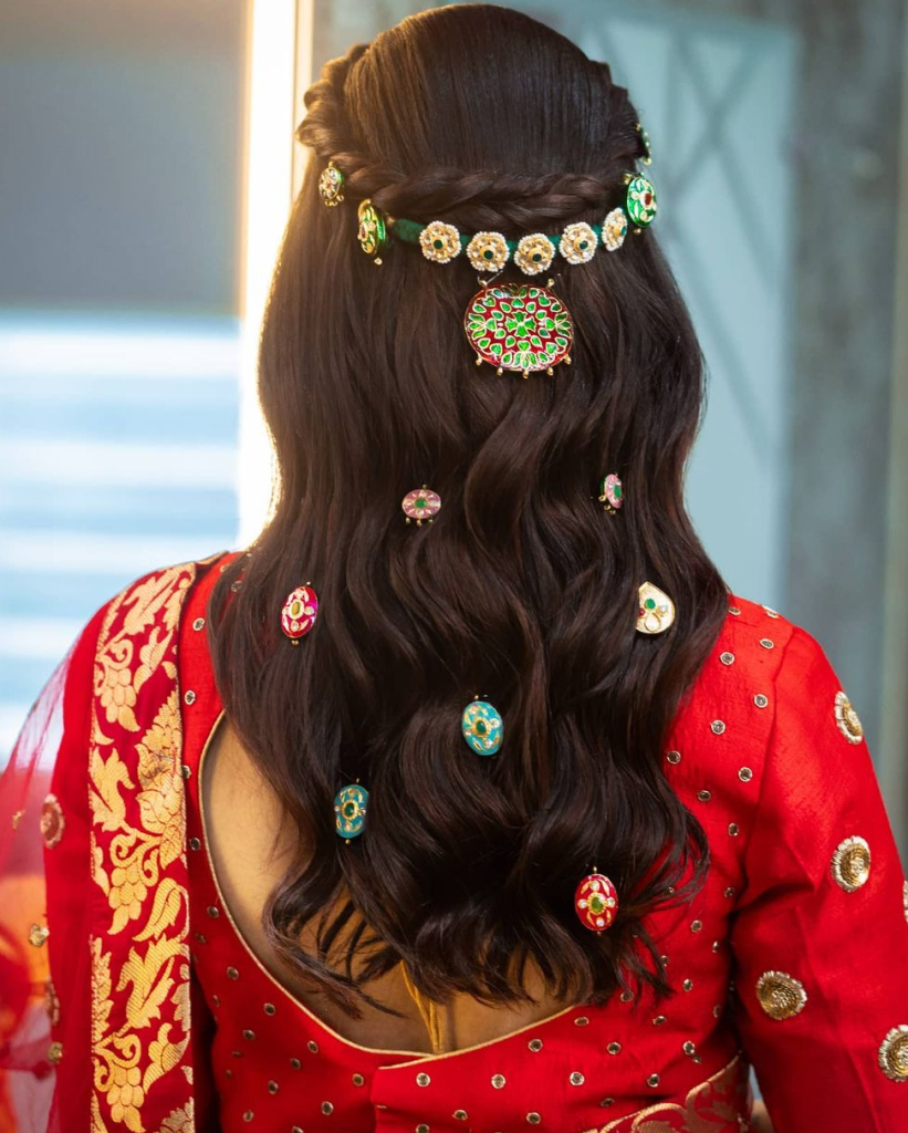 Hair Jewellery |Bridal hairdo