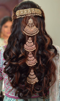 Hair Jewellery |Bridal hairdo