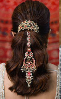 Hair Jewellery |Bridal hairdo