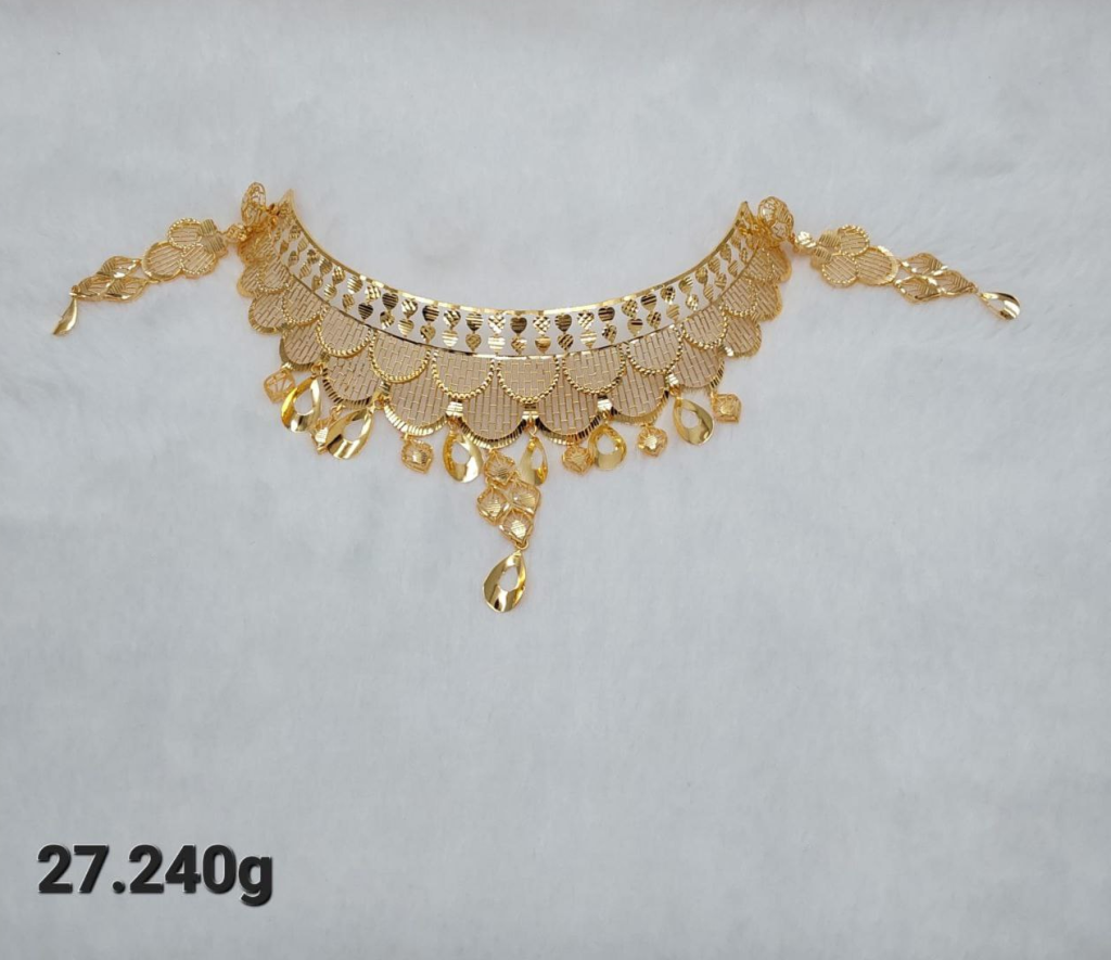 Light Weight Gold Necklace Designs With Weight