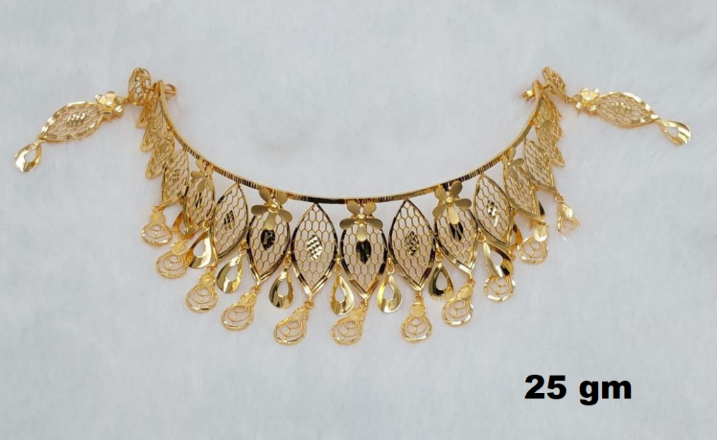 Light Weight Gold Necklace Designs With Weight