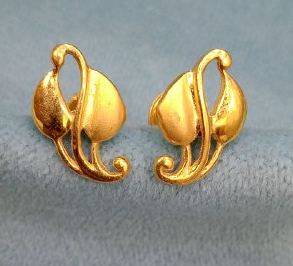 Gold Earrings Designs for Daily Use