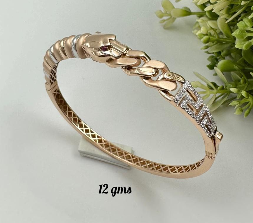 22ct Gold Leopard Gents Bracelet  Gents Bracelets New Designs HD Png  Download  Transparent Png Image  PNGitem